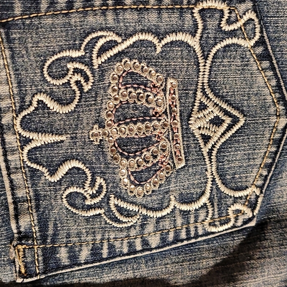 WAS $25  Women's MED  Denim MINI Skirt Condition New - Picture 10 of 14